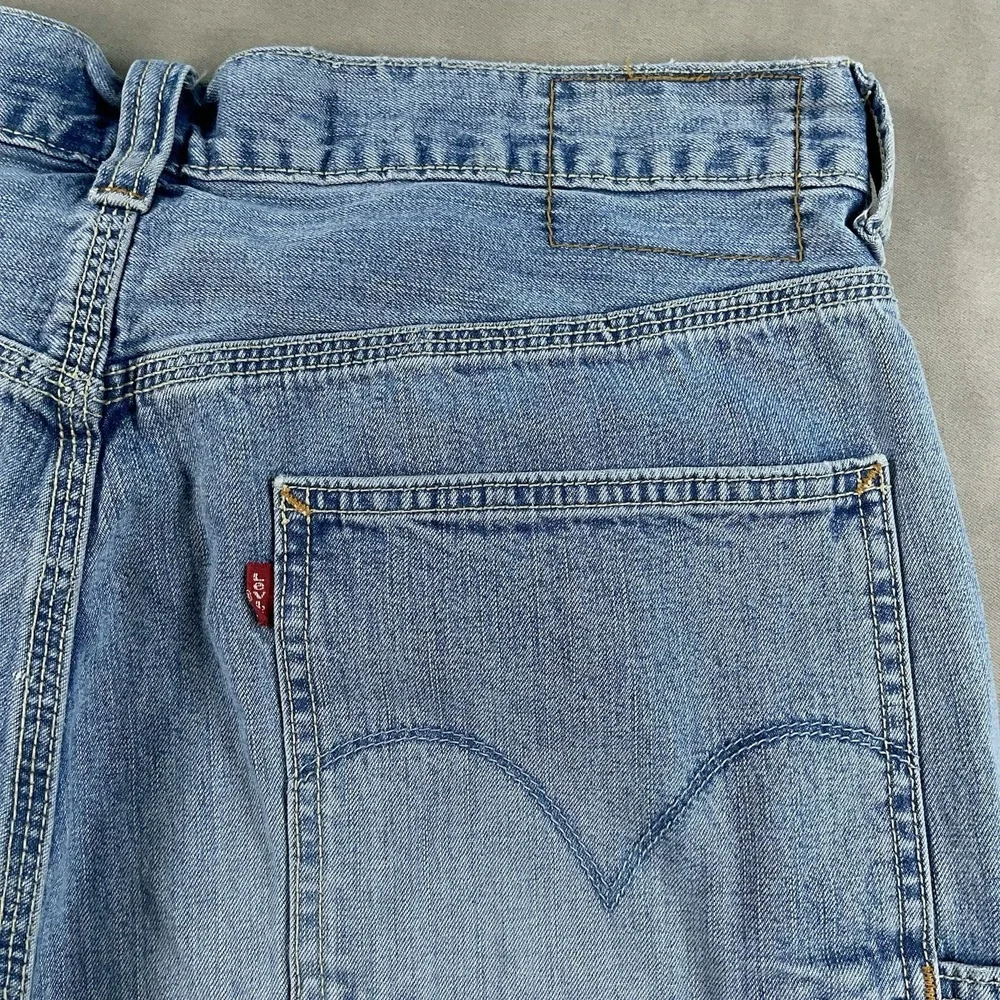Vintage Levis Carpenter Shorts Mens 34 Baggy Jorts Skater Grunge Y2K (Fit 36x11)